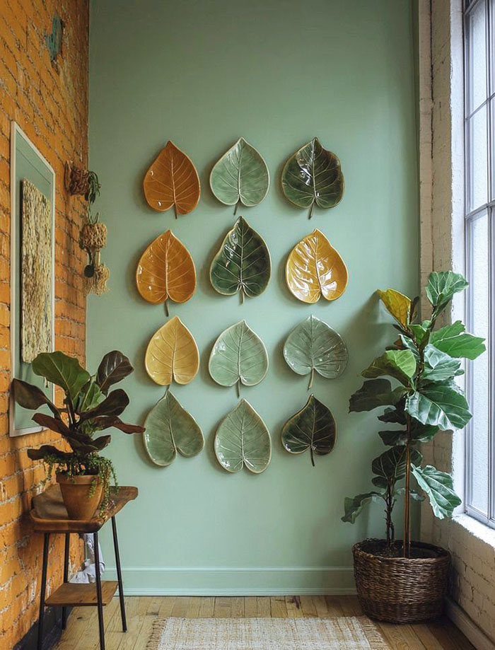 Trang trí tường bằng các vật phẩm trang trí